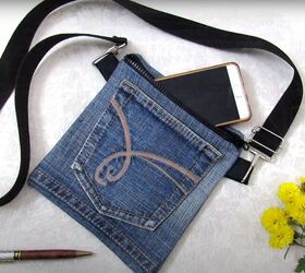 How to Make a Crossbody Bag Out of Jeans Without Sewing Upstyle