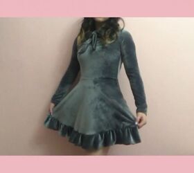 How to Make a Velvet Dress From Scratch Without a Pattern Upstyle