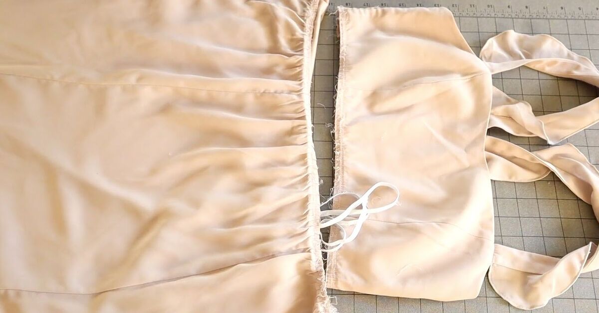 how to make a long dress into a jumpsuit HOW TO TURN A SUMMER MAXI DRESS TO JUMPSUIT! (Sewing Tutorial)