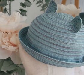 How to Turn a 2 Walmart Placemat Into a Hat With Cat Ears Upstyle