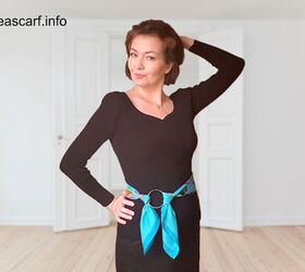 Wear a Scarf as a Belt 
