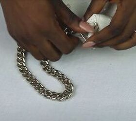 She took the strap off of her old purse and turned it into something gorgeous in 30 minutes