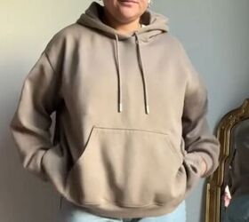 We can't get over how she transformed this tired, old hoodie...in less than 30 minutes!