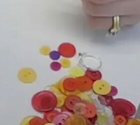 Use a big handful of buttons for this super cute idea everyone will love