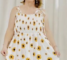 Instead of tossing her maxidress, she gave it such a cute and flirty upgrade