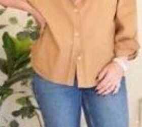The one thing she wears under her silk shirt that makes the whole outfit pop