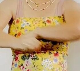 She doesn’t trust wearing strapless dresses — her fix will surprise you