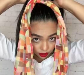 Why this 5-minute scarf trick replaces your curling wand