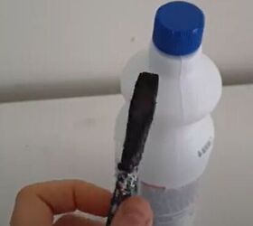 One cup of bleach & a paintbrush… wait until you see the result