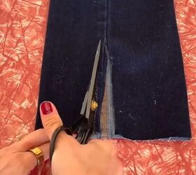 Stop tossing old jeans ... add this for a sweet festive touch instead