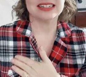 She turned a pajama flannel into something you’d wear anywhere