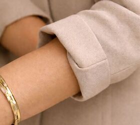 A simple trick to shorten jacket sleeves instantly