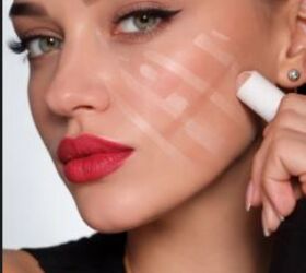Draw lines down your cheek for a more lifted look