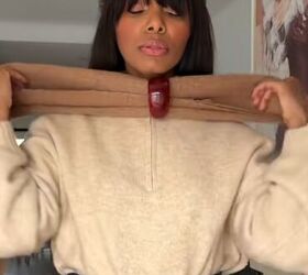 Instead of tying your scarf, use this simple bracelet trick