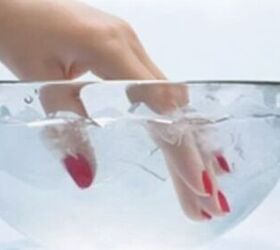 Soak your hands in ice water for at least 60 seconds —  trust us