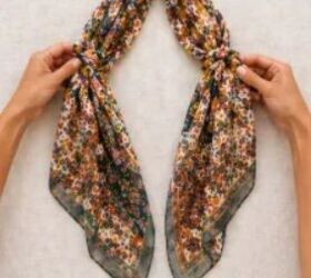 Turn an old scarf into a no-sew vest in minutes