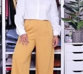 The easiest way to make wide-leg pants look elegant instead of sloppy