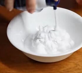 We couldn't figure out why she mixed shaving cream into Elmer's glue... it's brilliant
