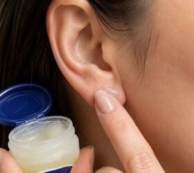 The Vaseline trick that starts on both sides of this tiny spot on your ear