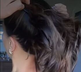 Start your banana clip at the base of your neck