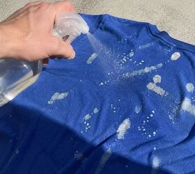 Why she sprays peroxide over the bleach marks she made on purpose