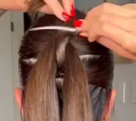 This "intricate" hairstyle is just one pattern, repeated
