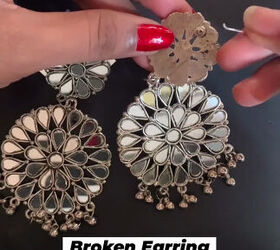 Quick Fix Jewelry Hack for a Broken Earring